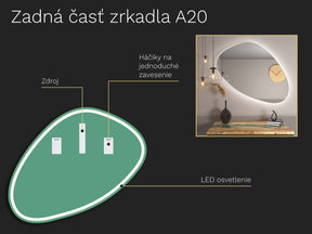 Organska LED žarnica z osvetlitvijo A20